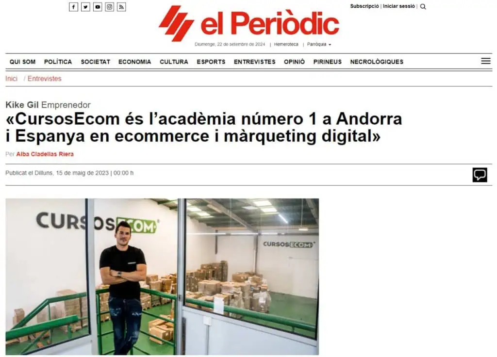IMG CursosEcom és l’acadèmia número 1 a Andorra i Espanya en ecommerce i màrqueting digital